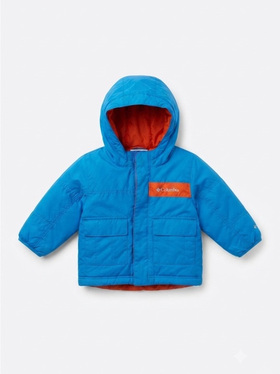Columbia Other - Kids Columbia Vibrant Blue and Orange Outdoor Jacket Size 18m